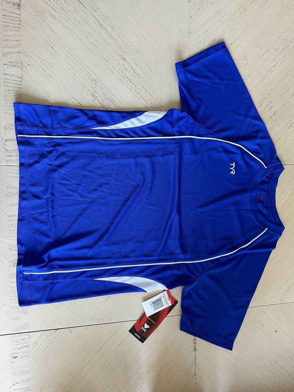 TYR Women Alliance Tech Tee Tshirt - Textured Royal Blue - Size S